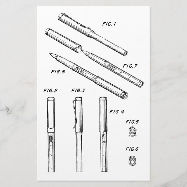 Lamy Safari Fontän Pen Brevpapper (Framsida)