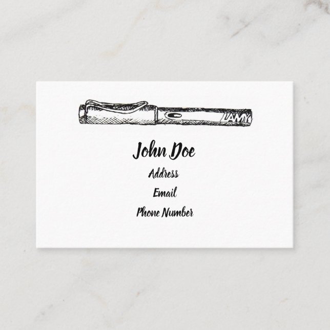 Lamy Safarivisitkortar Visitkort (Framsida)