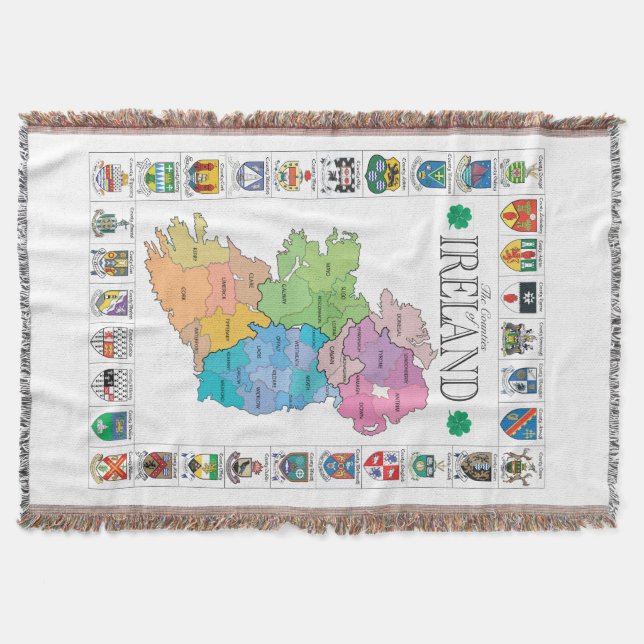 Län av den Irland kastlanceten Mysfilt (Framsidan)