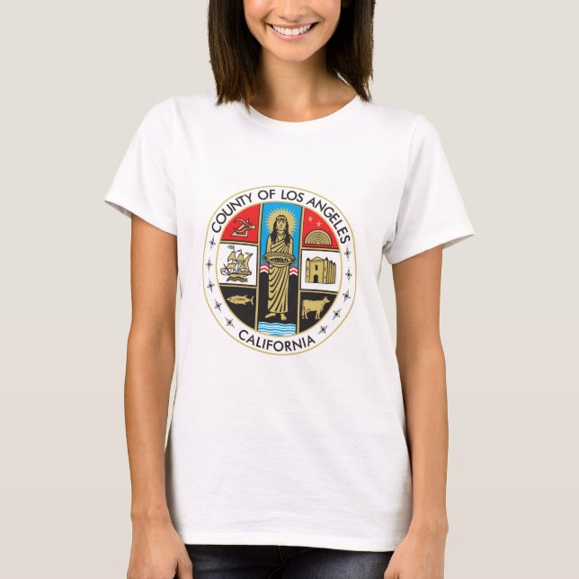 Län av Los Angeles T Shirt (Framsida)