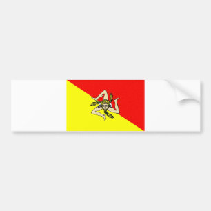Län för sicilia för italien för Sicily Bildekal