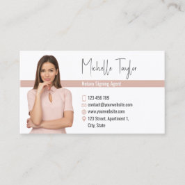 Lån i Agent för Modern Infoga fotonotär signering Visitkort