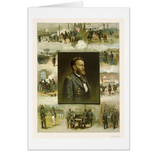 Lån karriärplatser vid L. Prang & Företag 1885 Hälsningskort