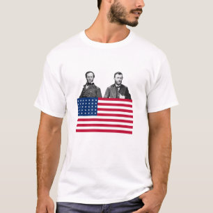 Lån och Sherman -- Citationstecken på baksida T-shirt