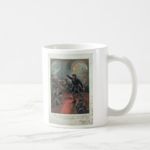 Lån på tillfångatagandet av staden av Mexico Kaffemugg