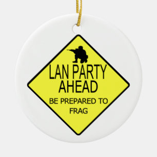 LAN-partyprydnad Julgransprydnad Keramik
