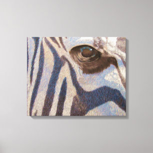Lån sebra canvastryck