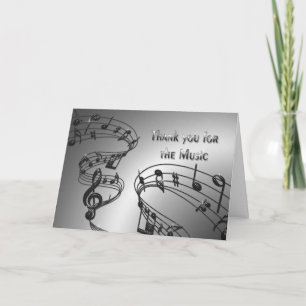 lana - musik noter - musikal tack kort