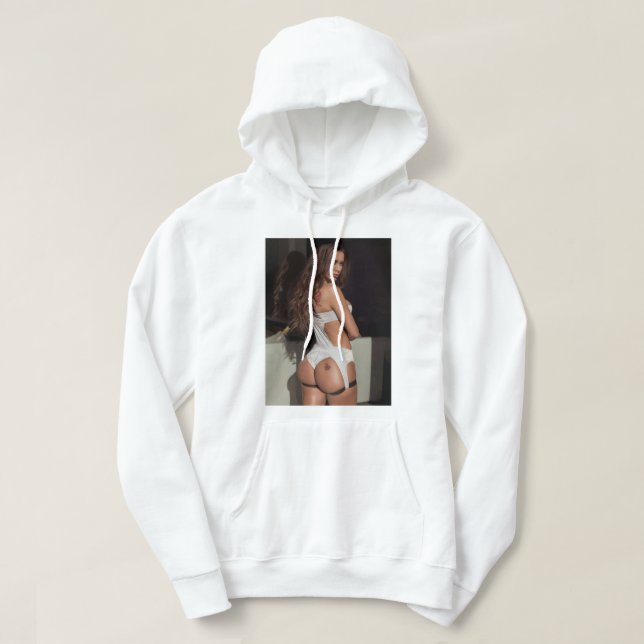 Lana Rhoades Cute Kärlek Manar Hoodie (Design framsida)