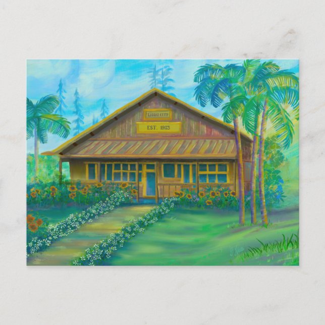 Lanai City, Hawaii Vykort (Framsida)