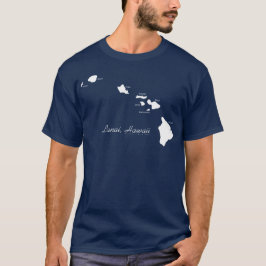 Lanai Hawaii med Hawaiianska öarna T Shirt