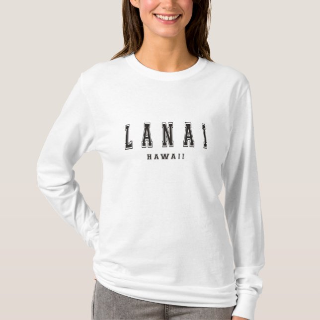 Lanai Hawaii T-shirt (Framsida)