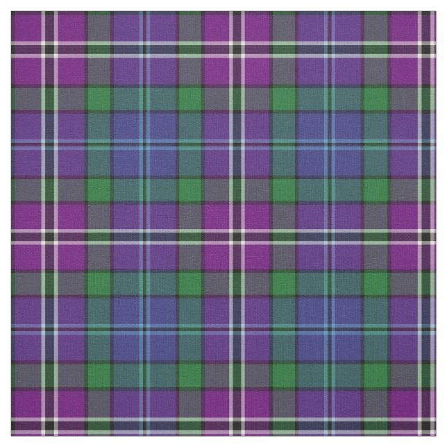Lanarkshire District Tartan Tyg (Provkarta)