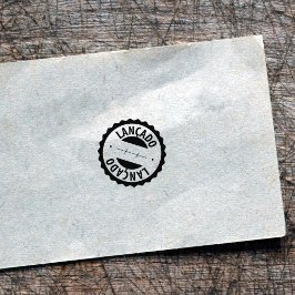 Lançado, portugisiska Rubber Frimärke Stämpel
