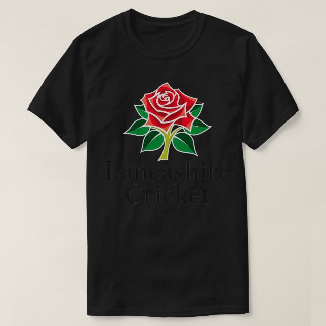 Lancashire County Cricket Klubb T Shirt (Design framsida)
