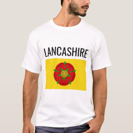 Lancashire // English County Flagga T Shirt