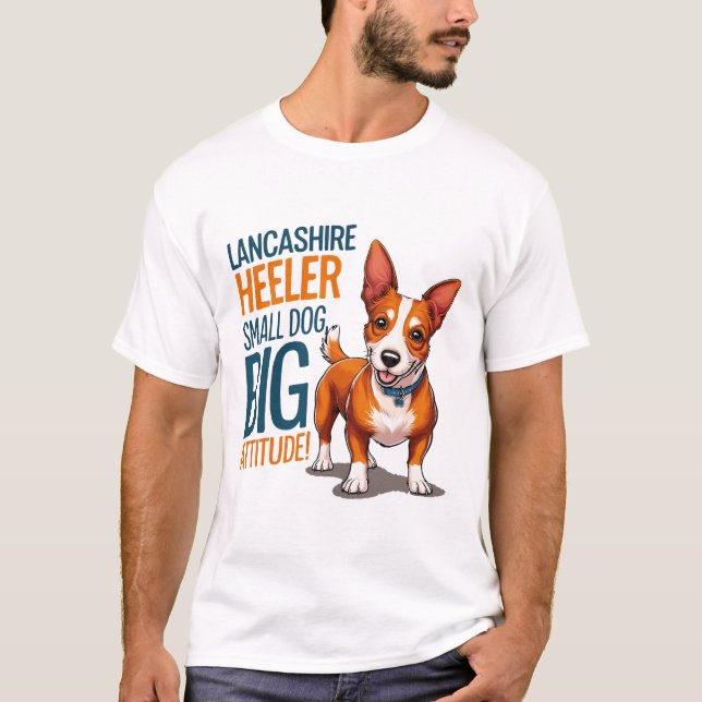 Lancashire Heeler Hund T Shirt (Framsida)
