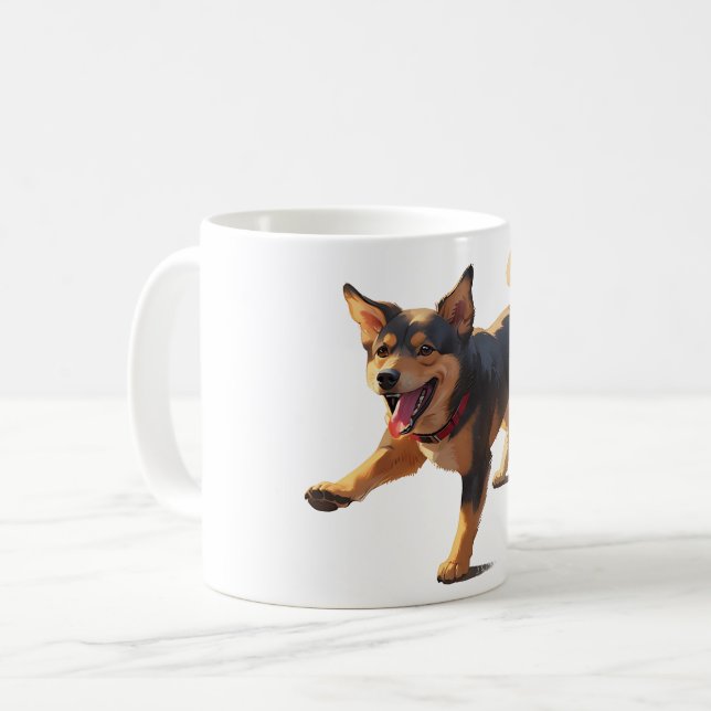Lancashire Heeler Kaffemugg (Framsida vänster)