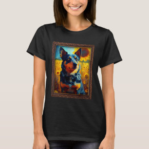 Lancashire Heeler Painting Solros Flower Mamma Wo T Shirt