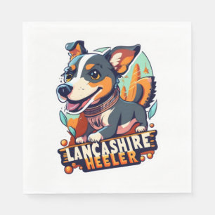 Lancashire Heeler Pappersservett