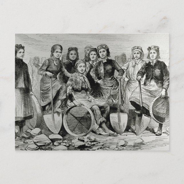 Lancashire Pit-Brow Women Vykort (Framsida)