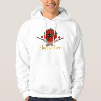 Lancashire ståndsmässig syrsaHoodie Tröja Med Luva