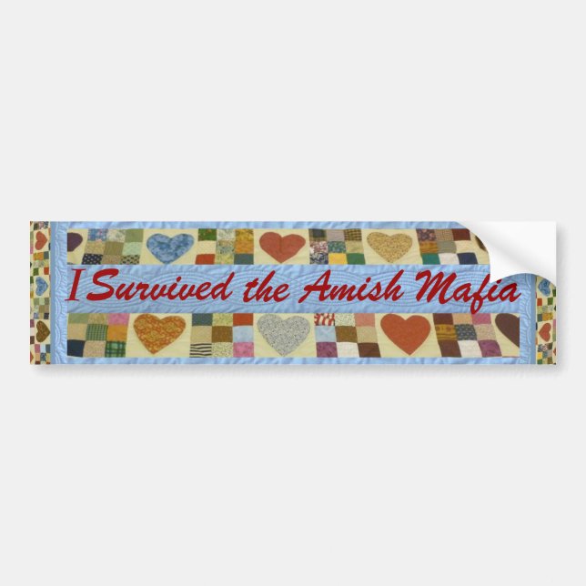 Lancaster Amish Mafia Bumper Sticker! Bildekal (Framsidan)