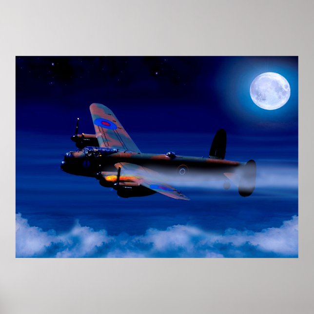 Lancaster Bomber återvände hem Poster (Framsidan)