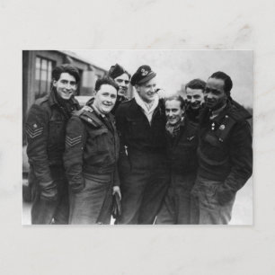 Lancaster Bomber Crew Vykort