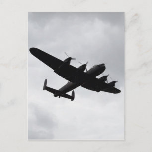Lancaster Bomber Landing Vykort