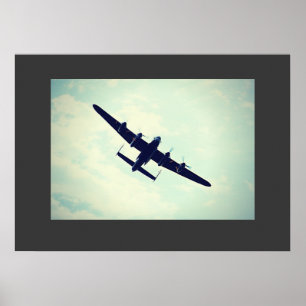 Lancaster Bomber Poster