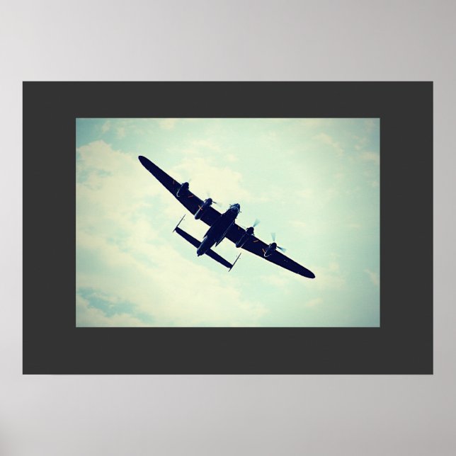 Lancaster Bomber Poster (Framsidan)