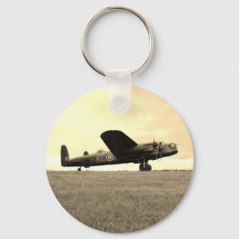 Lancaster Bomber Sepia Tone Nyckelring