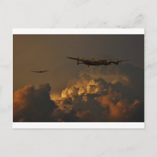 Lancaster bomber STORM Vykort