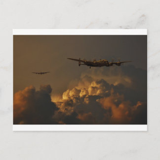 Lancaster bomber STORM Vykort