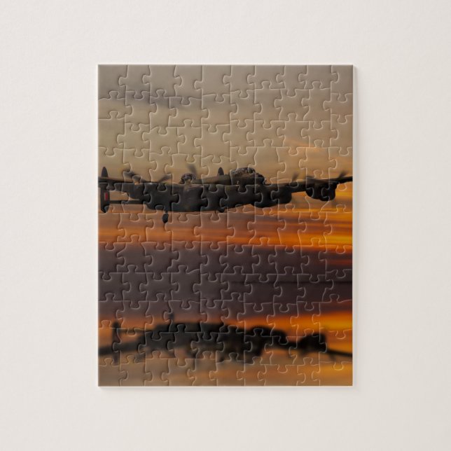 lancaster bombplan den hem- elasticiteten pussel (Vertikal)