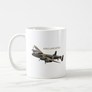 Lancaster British WW2-flygplan Kaffemugg