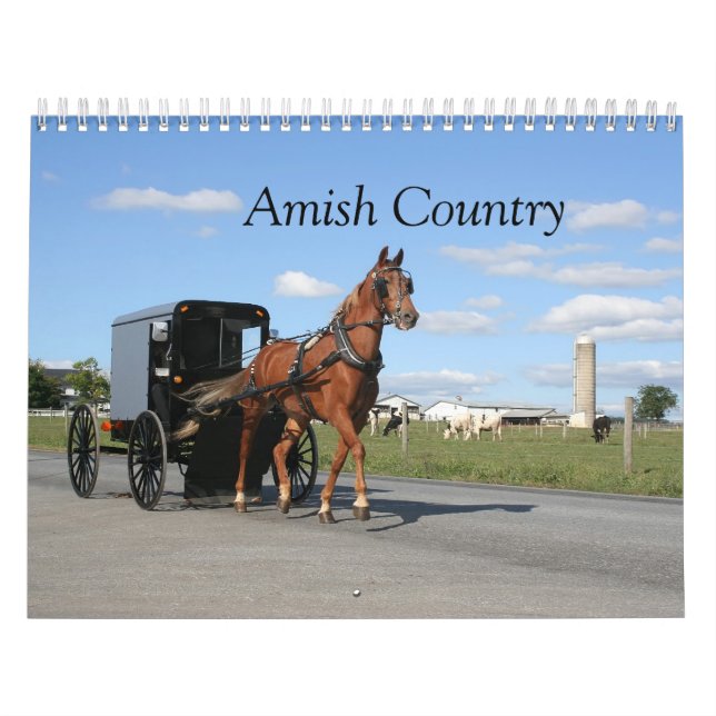 Lancaster County Amish kalender (Omslag)