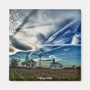 Lancaster County lantgård Magnet