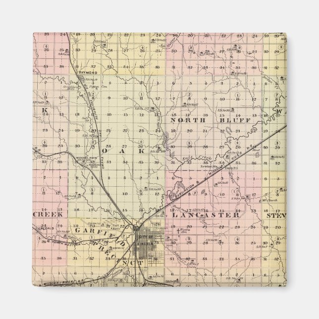 Lancaster County, Nebraska Magnet (Framsidan)