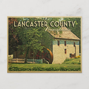 Lancaster County Pennsylvania Vykort