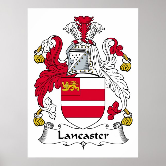Lancaster Family Crest Poster (Framsidan)