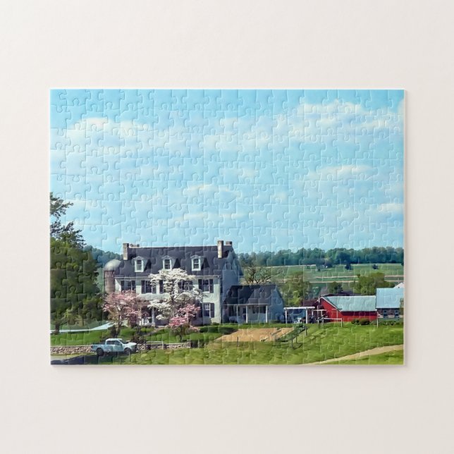 Lancaster PA - Familjeodling i Vår Pussel (Horisontell)