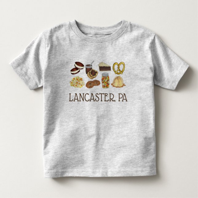 Lancaster, PA Pennsylvania Dutch Amish Mat T Shirt (Framsida)