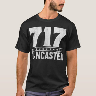 Lancaster Pennsylvania 717 Area Code T Shirt