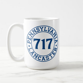Lancaster Pennsylvania 717-områdeskod Kaffemugg