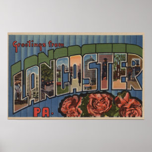 Lancaster, Pennsylvania - Stora Brev-scenarierna Poster