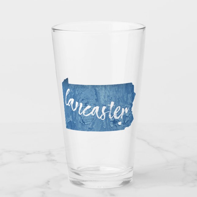 Lancaster Pennsylvania Wood Grain Glaskopp (Framsida)