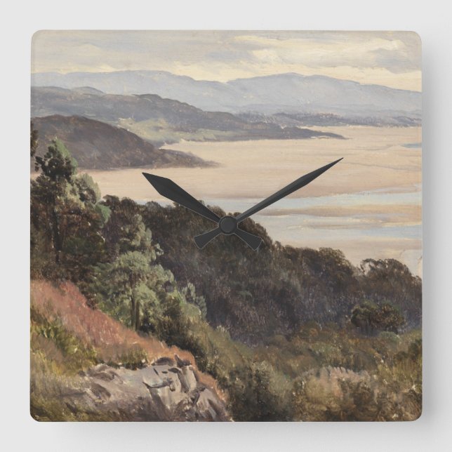 Lancaster Sands Fyrkantig Klocka (Framsida)