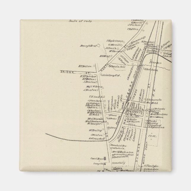 Lancaster, staden Lancaster Magnet (Framsidan)